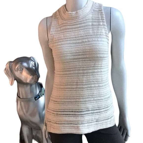 Anthropologie Dolan Piedra Cream Tunic Sheer Tank Women's Size XS - Picture 1 of 9